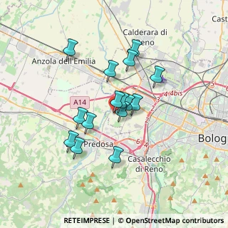 Mappa Olmetola - Bologna, 40132 Bologna BO, Italia (2.766)