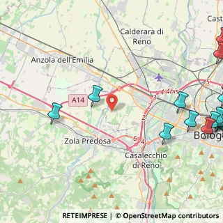 Mappa Olmetola - Bologna, 40132 Bologna BO, Italia (7.42824)