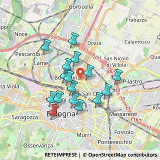Mappa Via Stalingrado, 40129 Bologna BO, Italia (1.55125)