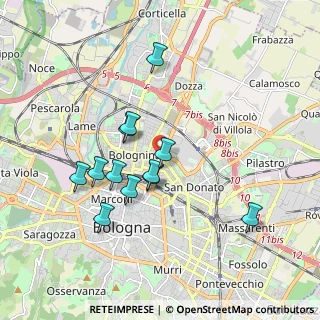 Mappa Via Stalingrado, 40129 Bologna BO, Italia (1.67167)