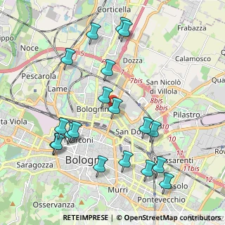 Mappa Via Stalingrado, 40129 Bologna BO, Italia (2.26947)