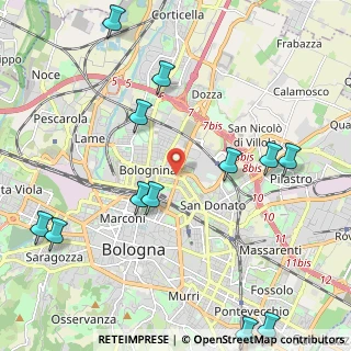 Mappa Via Stalingrado, 40129 Bologna BO, Italia (2.75417)