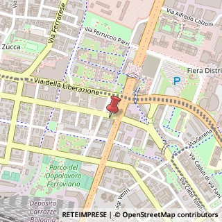 Mappa Via Donato Creti, 77, 40128 Castel Maggiore, Bologna (Emilia Romagna)