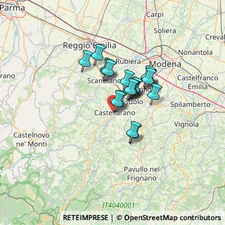 Mappa Via Santa Caterina, 42014 Castellarano RE, Italia (9.241)