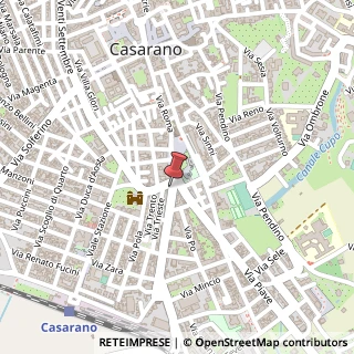 Mappa Via IV Novembre, 4, 73042 Casarano, Lecce (Puglia)