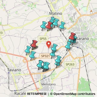 Mappa SP 262, 73042 Casarano LE, Italia (1.93929)