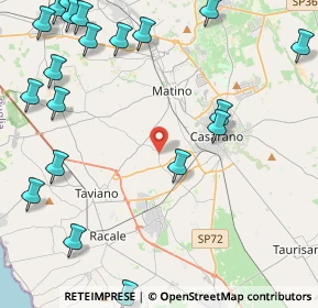 Mappa SP 262, 73042 Casarano LE, Italia (6.6665)