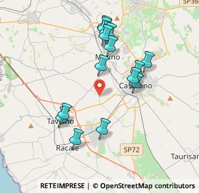 Mappa SP 262, 73042 Casarano LE, Italia (3.88933)