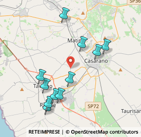 Mappa SP 262, 73042 Casarano LE, Italia (4.33636)