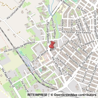 Mappa Via Poerio, 44, 73042 Casarano, Lecce (Puglia)