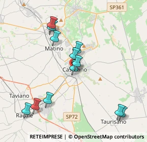 Mappa Via Monte Grappa, 73042 Casarano LE, Italia (4.385)