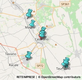 Mappa Via Monte Grappa, 73042 Casarano LE, Italia (4.25231)