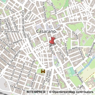 Mappa Via Roma, 65, 73042 Casarano LE, Italia, 73042 Casarano, Lecce (Puglia)