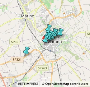 Mappa Via Luigi Settembrini, 73042 Casarano LE, Italia (0.76833)