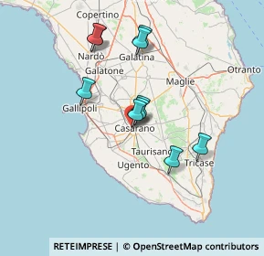 Mappa Via M D'Azeglio, 73042 Casarano LE, Italia (18.59692)