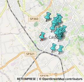 Mappa Via Luigi Settembrini, 73042 Casarano LE, Italia (0.871)