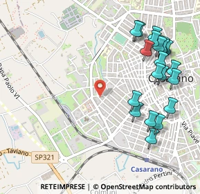 Mappa Via M D'Azeglio, 73042 Casarano LE, Italia (0.6705)