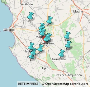 Mappa Via M D'Azeglio, 73042 Casarano LE, Italia (5.892)