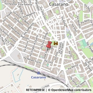 Mappa Viale Stazione, 16, 73042 Casarano, Lecce (Puglia)