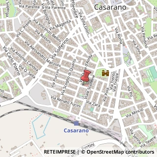 Mappa Via Canova, 44, 73042 Casarano, Lecce (Puglia)