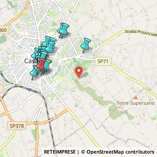 Mappa Via Madonna della Campana, 73042 Casarano LE, Italia (1.2165)