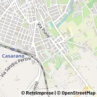 Mapa Casarano