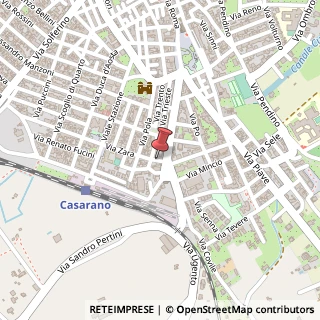 Mappa Via Zara, 12, 73042 Casarano, Lecce (Puglia)