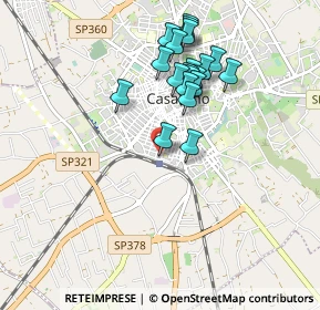 Mappa Piazza Stazione, 73042 Casarano LE, Italia (0.9135)