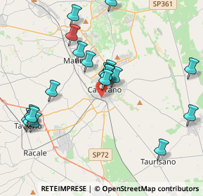 Mappa Piazza Stazione, 73042 Casarano LE, Italia (4.54)