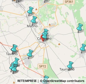 Mappa Piazza Stazione, 73042 Casarano LE, Italia (6.838)
