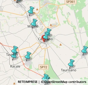 Mappa Piazza Stazione, 73042 Casarano LE, Italia (6.35133)