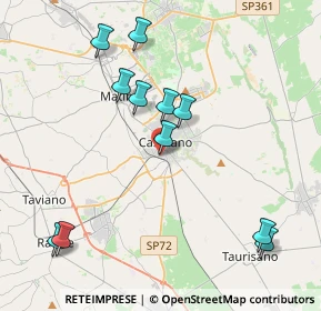 Mappa Piazza Stazione, 73042 Casarano LE, Italia (4.69636)