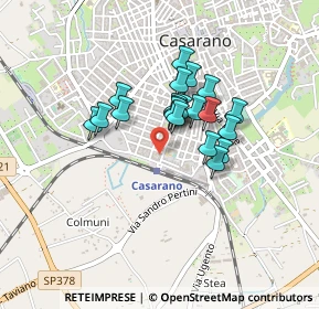 Mappa Piazza Stazione, 73042 Casarano LE, Italia (0.3375)