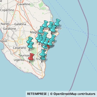 Mappa 73030 Castro LE, Italia (10.3335)