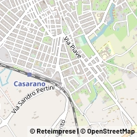 Karte Casarano