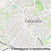 Karte Casarano