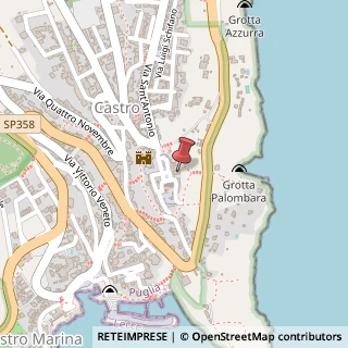 Mappa Vico Pietro Micca, 6, 73030 Castro, Lecce (Puglia)