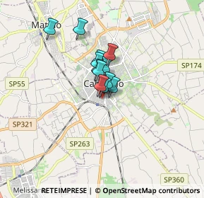 Mappa Via Biancamano, 73042 Casarano LE, Italia (1.05083)