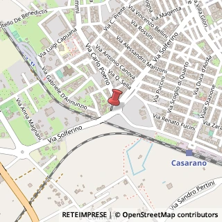 Mappa Via Solferino, 142, 73042 Casarano, Lecce (Puglia)