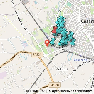 Mappa Contrada Ceneri, 73042 Casarano LE, Italia (0.45357)