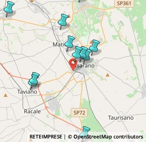 Mappa Contrada Ceneri, 73042 Casarano LE, Italia (4.58818)