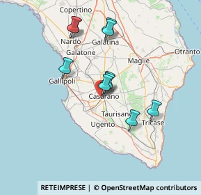 Mappa Contrada Ceneri, 73042 Casarano LE, Italia (18.90231)