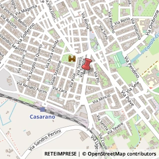 Mappa Via 4 Novembre, 64, 73042 Casarano, Lecce (Puglia)