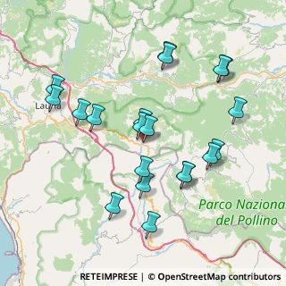 Mappa Via Sant'Anna, 85040 Castelluccio Inferiore PZ, Italia (8.581)