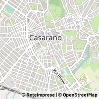 Mapa Casarano