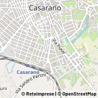 地図 Casarano