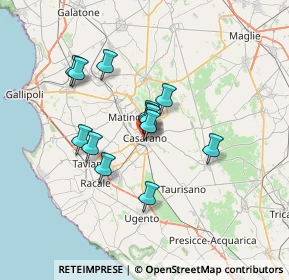 Mappa Via Corso XX Settembre, 73042 Casarano LE, Italia (5.73615)