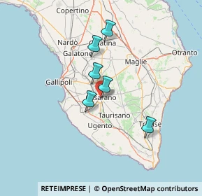 Mappa Via Corso XX Settembre, 73042 Casarano LE, Italia (63.67412)