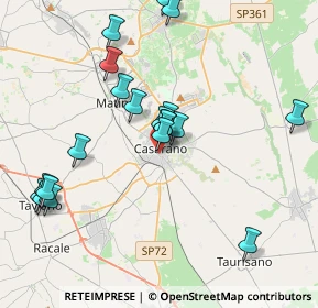 Mappa Via Corso XX Settembre, 73042 Casarano LE, Italia (4.4155)
