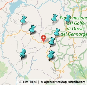 Mappa Strada Statale 388 del Tirso e del Mandrolisai, 08038 Sorgono NU, Italia (7.53267)